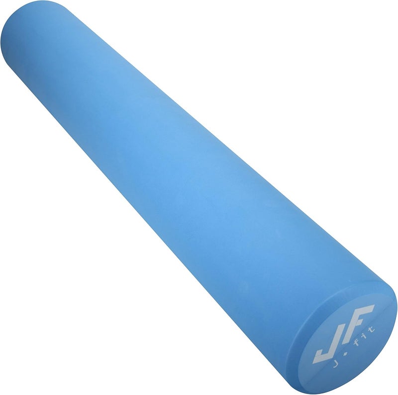 JFIT High Density Smooth EVA Foam Roller - 18" Blue - Image 1